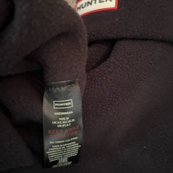 Hunter Women’s Black Boot Socks Size Medium (5-7) - Picture 2 of 5